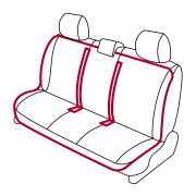 MYSTIC Car Seat Roll Cover Triple O/S Black 2025