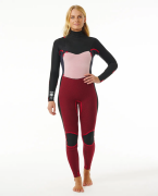 RIP CURL Women Dawn Patrol 3/2 Chest Zip Wetsuit