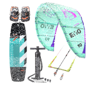 DUOTONE Evo + Slingshot Crisis V4 Kitesurf Set