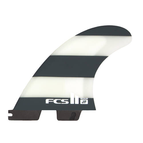 FCS 2 JF PC Large Black/White Tri Retail Fins