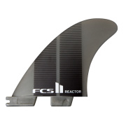 FCS 2 Reactor Neo Glass Medium Charcoal Gradient Tri Fins