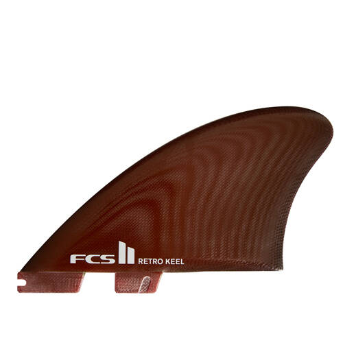 FCS 2 Retro Keel PG Red Twin Retail Fins
