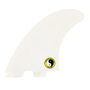 FCS 2 T&C PG Twin+1 XLarge Yellow Fade Retail Fins
